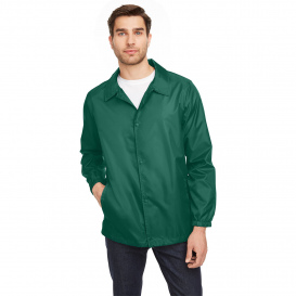 Team 365 TT75 Adult Zone Protect Coaches Jacket - Sport Forest