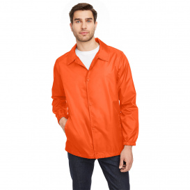 Team 365 TT75 Adult Zone Protect Coaches Jacket - Sport Orange