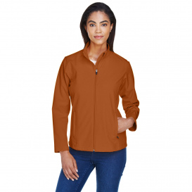 Team 365 TT80W Ladies Leader Soft Shell Jacket - Sport Burnt Orange