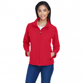 Team 365 TT80W Ladies Leader Soft Shell Jacket - Sport Red