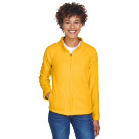 Team 365 TT90W Ladies Campus Microfleece Jacket - Sport Athletic Gold