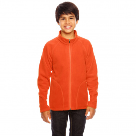 Team 365 TT90Y Youth Campus Microfleece Jacket - Sport Orange