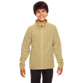 Team 365 TT90Y Youth Campus Microfleece Jacket - Sport Vegas Gold