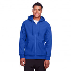 Team 365 TT95 Men\'s Zone HydroSport Heavyweight Full-Zip Hooded Sweatshirt - Sport Royal