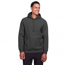 Team 365 TT96 Adult Zone HydroSport Heavyweight Pullover Hooded Sweatshirt - Dark Grey Heather