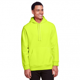 Team 365 TT96 Adult Zone HydroSport Heavyweight Pullover Hooded Sweatshirt - Safety Yellow