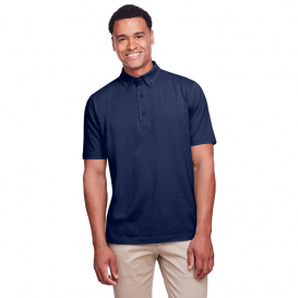 UltraClub UC105 Men\'s Lakeshore Stretch Cotton Performance Polo - Navy