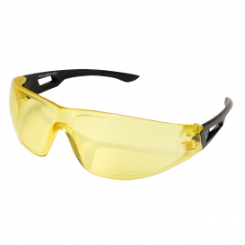 Edge AB112 Kirova Safety Glasses - Black Temples - Yellow Lens