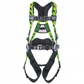 Miller Aircore Construction Harness with Lumbar Pad Belt Side D-Rings and Aluminum Hardware