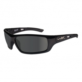Wiley X Slay Sunglasses - Gloss Black Frame - Polarized Grey Lens