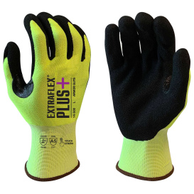 Armor Guys 14-500 Extraflex Plus Hi-Vis Nitrile Coated Gloves - A5 Liner