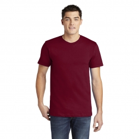 American Apparel 2001A USA Collection Fine Jersey T-Shirt - Cranberry