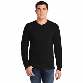 American Apparel 2007W Fine Jersey Long Sleeve T-Shirt - Black