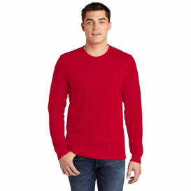 American Apparel 2007W Fine Jersey Long Sleeve T-Shirt - Red