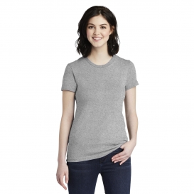 American Apparel 2102W Women s Fine Jersey T Shirt Heather Grey Full Source