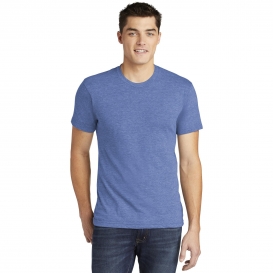 American Apparel TR401W Tri-Blend Track T-Shirt - Athletic Blue