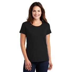 Anvil 880 Ladies 100% Ring Spun Cotton T-Shirt - Black | Full Source