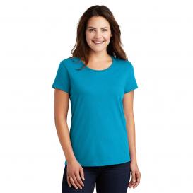 Anvil 880 Ladies 100% Ring Spun Cotton T-Shirt - Caribbean Blue