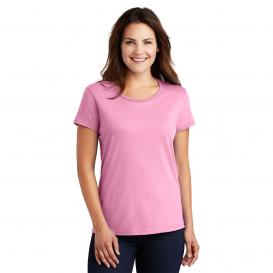 Anvil 880 Ladies 100% Ring Spun Cotton T-Shirt - Charity Pink