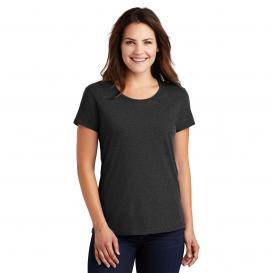 Anvil 880 Ladies Ring Spun Cotton T-Shirt - Heather Dark Grey