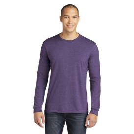 Anvil 949 100% Combed Ring Spun Cotton Long Sleeve T-Shirt - Heather Purple