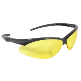 Radians AP1-40 Rad-Apocalypse Safety Glasses - Black Frame - Amber Lens