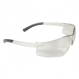 Radians Rad-Atac Safety Glasses - Smoke Temples - Clear Lens