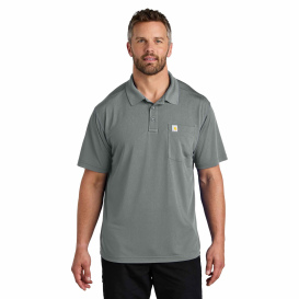 Carhartt CT106880 Force Snag-Resistant Pocket Polo - Asphalt Grey