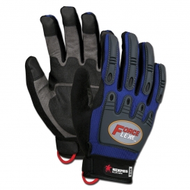 Memphis B100 ForceFlex Multi-Task Rough Grip Gloves - Molded TPR Padded Back