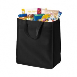 Port Authority B159 Standard Polypropylene Grocery Tote - Black