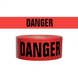DANGER - Barricade Tape 1000 ft Roll-2.5 Mil