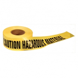 CAUTION HAZARDOUS MATERIAL - Barricade Tape 1000 ft Roll-3 Mil
