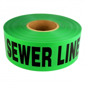 CAUTION BURIED SEWER LINE BELOW - Non-Detectable Underground Warning Tape