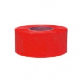 Plain Barricade Tape Color Red 1000 ft Roll