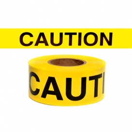 CAUTION - Barricade Tape 300 ft Roll - 3 Mil