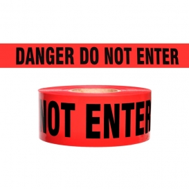 Danger Do Not Enter - Barricade Tape 500 Ft Roll - 4 Mil