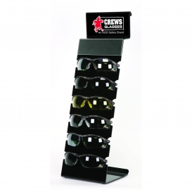 Crews BAD6 Acrylic Counter Display - For 6 Pairs of Glasses - Black