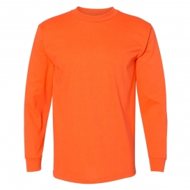 Bayside 6100 USA-Made Long Sleeve T-Shirt - Orange