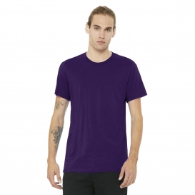 Bella + Canvas BC3001 Unisex Jersey Short Sleeve Tee - Team Purple