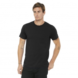 Bella + Canvas BC3001U Unisex Made In The USA Jersey Short Sleeve Tee - Black