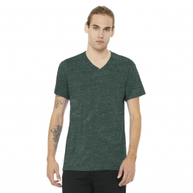 Bella + Canvas BC3005 Unisex Jersey Short Sleeve V-Neck Tee - Forest Marble