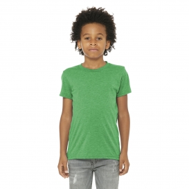 Bella + Canvas BC3413Y Youth Triblend Short Sleeve Tee - Green Triblend