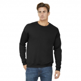 Bella + Canvas BC3945 Unisex Sponge Fleece Drop Shoulder Sweatshirt - Black