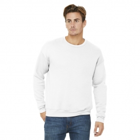 Bella + Canvas BC3945 Unisex Sponge Fleece Drop Shoulder Sweatshirt - White