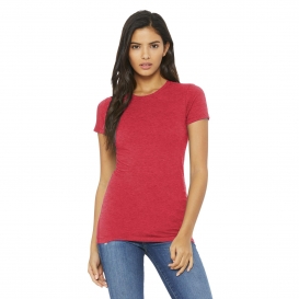 Bella + Canvas BC6004 Women\'s The Favorite Tee - Heather Red