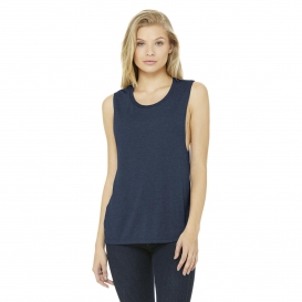 Bella Canvas Ladies Flowy Scoop Neck Muscle Tank – Soft Drapey Casual Tank Top - View #6