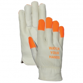 Bellingham 2356IHVOR Insulated Grain Cowhide Driver Gloves - \