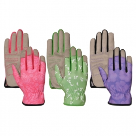 Bellingham C7333AC Women\'s Value Synthetic Leather Palm Gloves - Assorted Colors