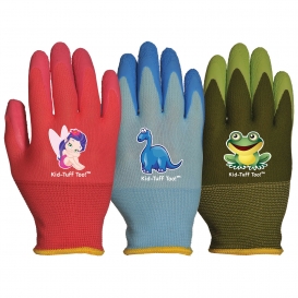 Bellingham KT440AC Kid Tuff-Too Natural Rubber Palm Gloves - Assorted Colors
