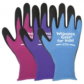 Bellingham KWG515AC Kids Nicely Nimble Nitrile Palm Gloves with Wonder Grip - Assorted Colors